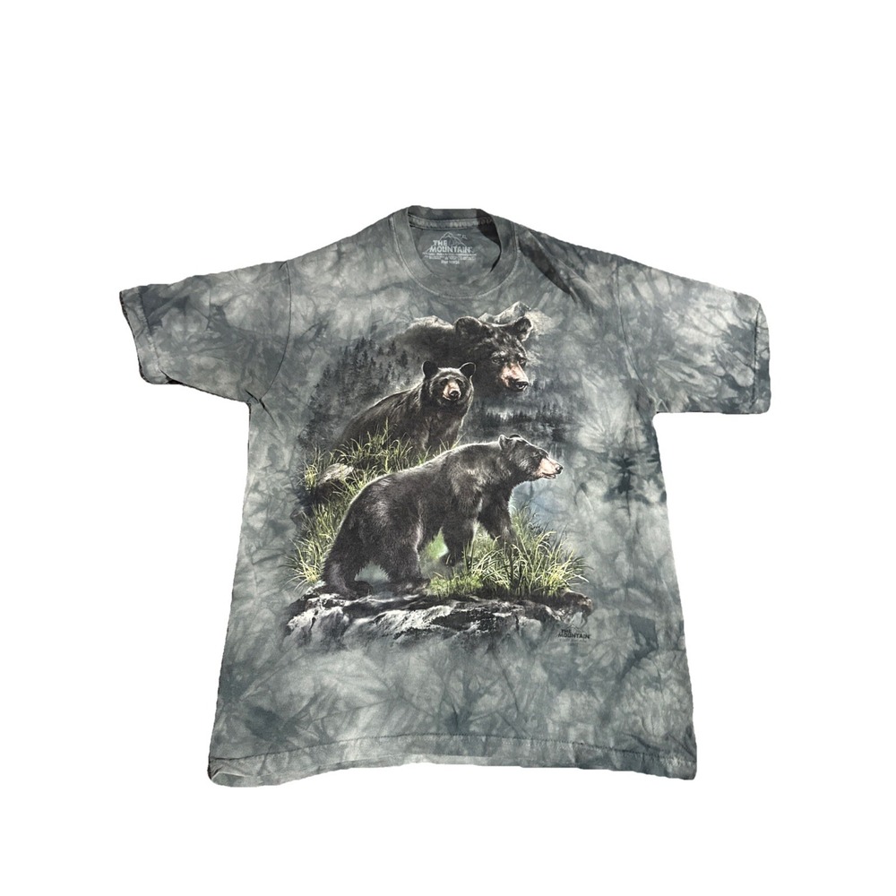 XL UNISEX YOUTH/CHILDS THREE BLACK BEARS T-SHIRT BY THE MOUNTAIN